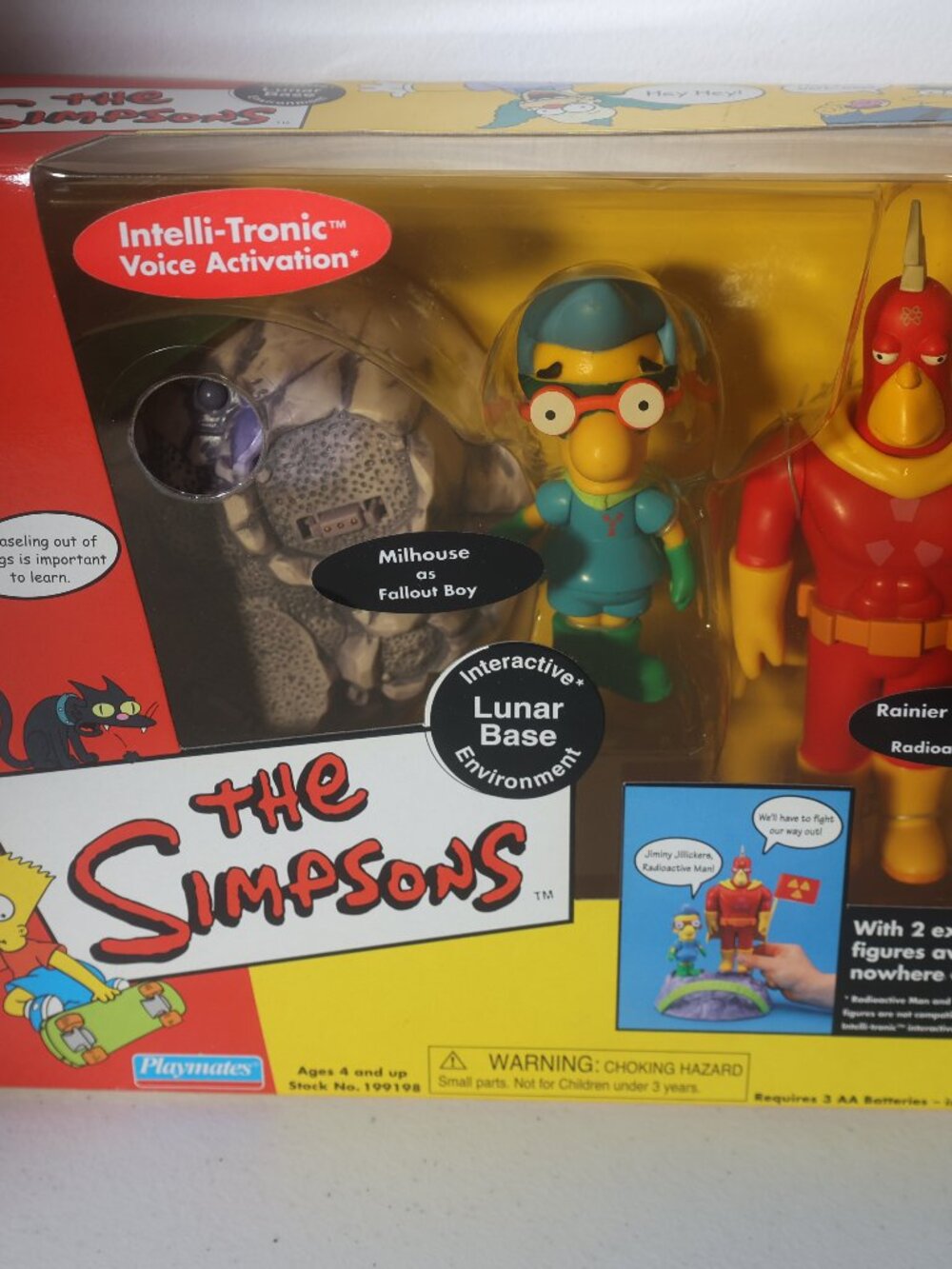The Simpsons Lunar Base World Of Springfield Playset New-in-Box Radioactive Man